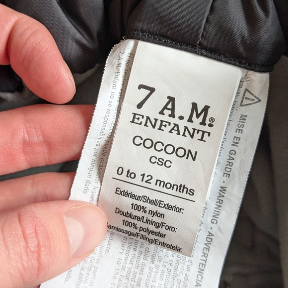 7AM Enfant car seat cocoon - Picture 3 of 4